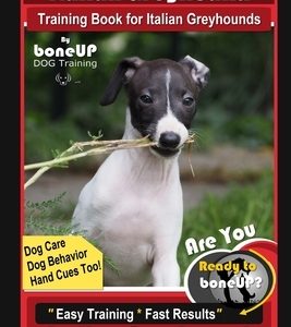 Italian Greyhound Training Book for Italian Greyhounds By BoneUP DOG Training, Dog Care, Dog Behavior, Hand Cues Too! Are You Ready to Bone Up? Easy T