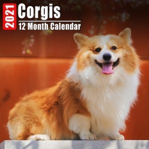 Calendar 2021 Corgis: Cute Corgi Photos Monthly Mini Calendar With Inspirational Quotes each Month