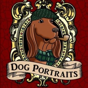 Dog Portraits Coloring Book: Dog Coloring Books for Adults