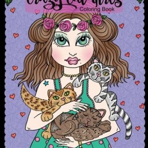 Crazy Cat Girls: Crazy Cat Girls Coloring Book by Deborah Muller. Over 35 pages of fun, cute and crazy cats and girls to color.