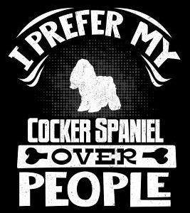 I Prefer My Cocker Spaniel Over People: Cocker Spaniel 2020 Calender