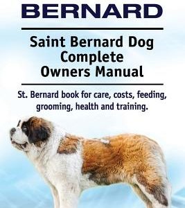 Saint Bernard. Saint Bernard Dog Complete Owners Manual. St. Bernard book for care, costs, feeding, grooming, health and training.