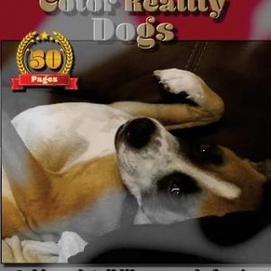Dogs - Color Reality: Grayscale Coloring Book For Adults