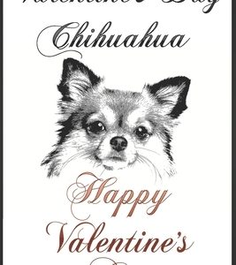 Valentine's Day Chihuahua: Happy Chihuahua Valentines Day Gifts For Husband From Wife, Wedding Anniversary Gifts for Him, Cute Valentines Day Gif