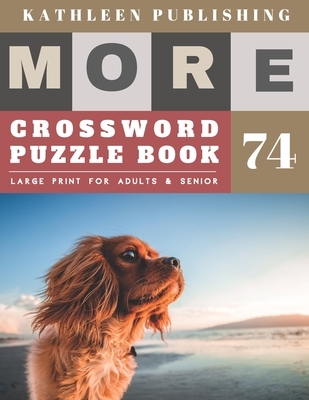 Large Print Crossword Puzzle Books for seniors: adult easy crossword puzzles - More Large Print Crosswords Game - Hours of brain-boosting entertainmen