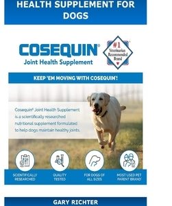Nutramax Cosequin Maximum Strength Joint Health Supplement for Dogs - With Chondroitin, Hyaluronic Acid, Glucosamine, MSM, and 150 Chewable Tablets
