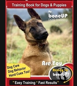Belgian Malinois Training Book for Dogs & Puppies By BoneUP DOG Training, Dog Care, Dog Behavior, Hand Cues Too! Are You Ready to Bone Up? Easy Traini