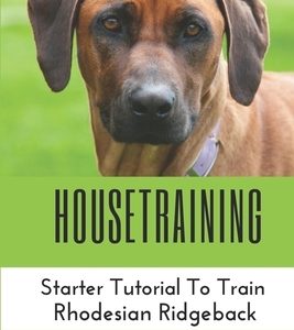 Housetraining: Starter Tutorial To Train Rhodesian Ridgeback: Rhodesian Ridgeback Training At Home