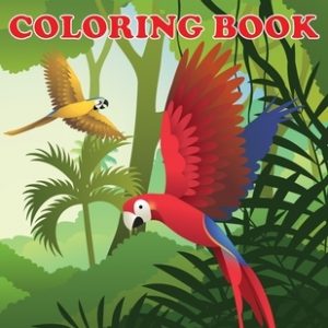 Birds Coloring Book: Beautiful Bird Designs, Fun Color Pages For Kids, Girls Birthday Gift, Journal