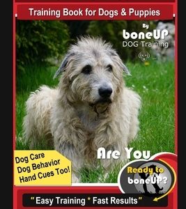 Irish Wolfhound Training Book for Dogs & Puppies By BoneUP DOG Training Dog Care, Dog Behavior, Hand Cues Too! Are You Ready to Bone Up? Easy Training