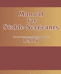 Manual for Stable Sergeants