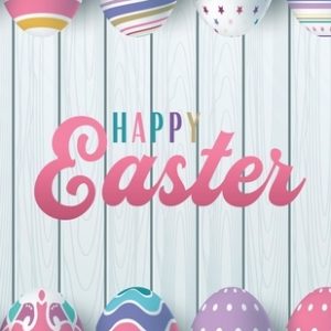 Happy Easter Day! With Drawing Eggs