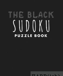 The Black Sudoku Puzzle Book - Hard(ish): 158 Sudoku Puzzles - White Grids on Black Paper - Pocket Sudoku: 5x8 Travel Size