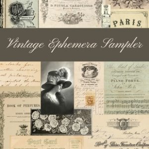 Vintage Ephemera Sampler: A Sepia, Neutral and Soft Color Collection