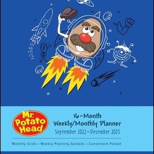 Mr. Potato Head 16-Month 2022-2023 Monthly/Weekly Planning Calendar