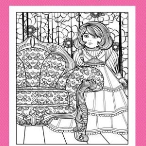 DOLLS, DOLLIES, & LITTLE GIRLS Adult & Children's Coloring Book: Adult & Children's Coloring Book