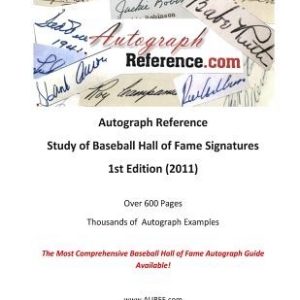 Autograph Reference.com Study of Baseball Hall of Fame Signatures