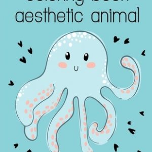 coloring book aesthetic animal: Cute Christmas Animals and Funny Activity for Kids