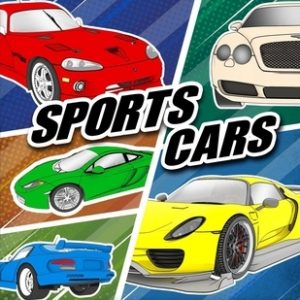 Sports Cars Coloring Book: A Greatest Collection of The Supercars Designs, Cars Coloring Book for Kids, Adults, Boys, Girls and Car lovers )