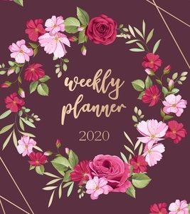 Weekly Planner 2020: Weekly And Monthly Calendar Agenda 2020 - College, School and Academic Planner