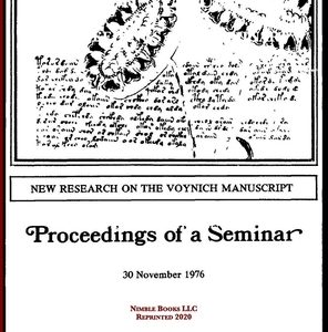 New Research on the Voynich Manuscript: Proceedings of a Seminar