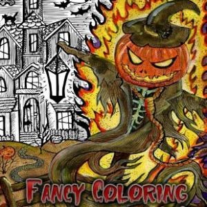 Fancy Coloring: Beauty of Horror Adults Coloring Books