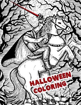 Halloween Coloring: Halloween Festival Coloring Books Relaxation Nightmare Horror LAND
