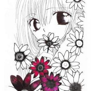 Anime Coloring: Coloirng Book Anime Style Perfect Gift For Anime Lover
