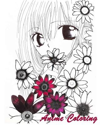 Anime Coloring: Coloirng Book Anime Style Perfect Gift For Anime Lover
