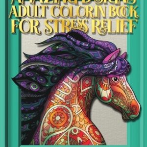 Coloring Book for Stress Relief and Relaxation: Mindfulness and Relaxation Animals and Mandalas