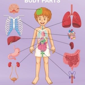 Easy Way To Learn Human Body Parts Anatomy Coloring Book: Great Way To Learning Anatomy For Kids An Entertaining and Human Body - Bones, Muscles, Bloo