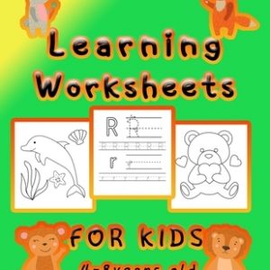 learning worksheets for kids "4-8 years old: Mazes, Word Search, Coloring, Picture Puzzles, and More!