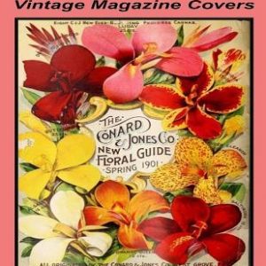 Beautiful Flowers Vintage Magazine Covers: Coffee Table Book